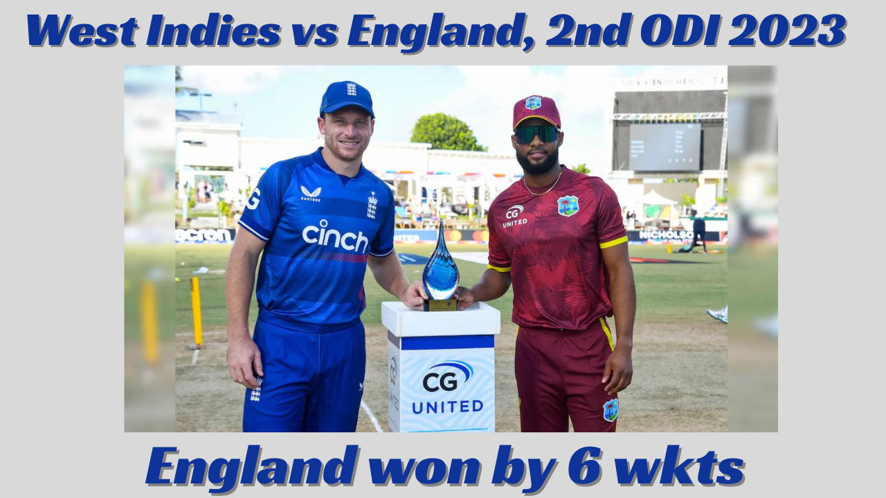 West Indies vs England, 2nd ODI